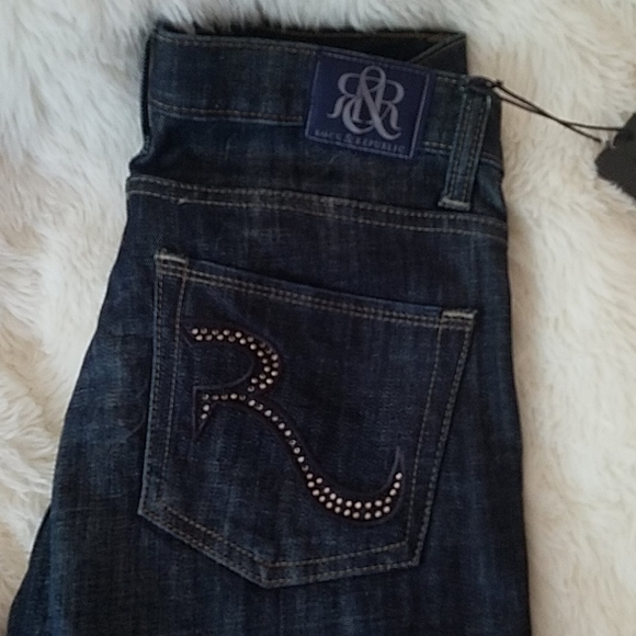 Rock and Republic rhinestone jeans - Picture 2 of 6